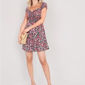 Old Navy Floral Mini Dress - Size XL
